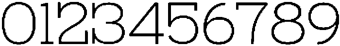 RCL Bricko Extra Light otf (200) Font OTHER CHARS