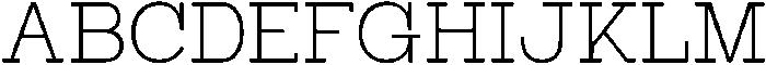 RCL Bricko Extra Light otf (200) Font UPPERCASE