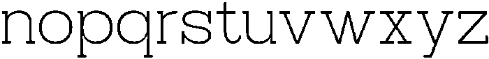 RCL Bricko Extra Light otf (200) Font LOWERCASE