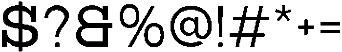 RCL Bricko Regular otf (400) Font OTHER CHARS