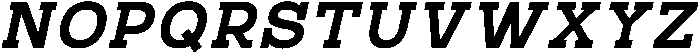 RCL Bricko Semi Bold Italic otf (600) Font UPPERCASE
