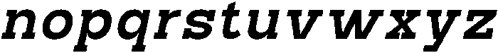 RCL Bricko Semi Bold Italic otf (600) Font LOWERCASE