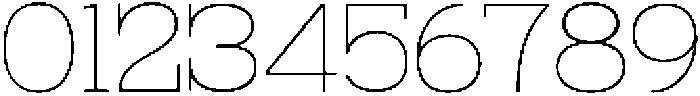 RCL Bricko Thin otf (100) Font OTHER CHARS