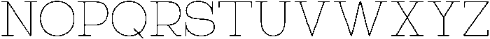 RCL Bricko Thin otf (100) Font UPPERCASE