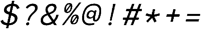 RCL Monoskrn Italic otf (400) Font OTHER CHARS