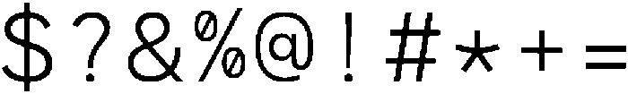 RCL Monoskrn Light otf (300) Font OTHER CHARS
