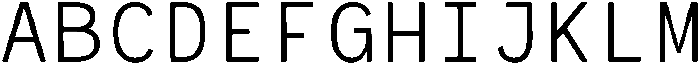 RCL Monoskrn Light otf (300) Font UPPERCASE