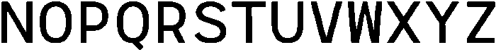 RCL Monoskrn Medium otf (500) Font UPPERCASE