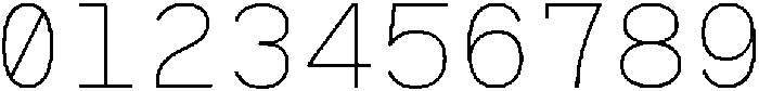 RCL Monoskrn Thin otf (100) Font OTHER CHARS