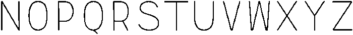 RCL Monoskrn Thin otf (100) Font UPPERCASE