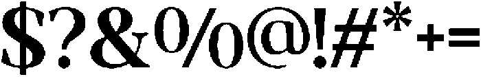 RCL Morland Bold otf (700) Font OTHER CHARS