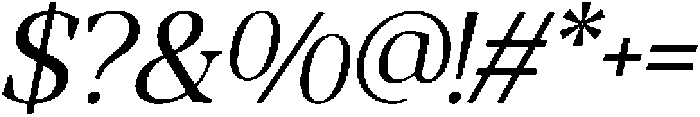 RCL Morland Italic otf (400) Font OTHER CHARS