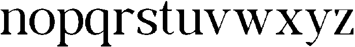 RCL Morland Medium otf (500) Font LOWERCASE