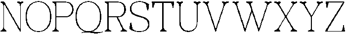RCL Morland Thin otf (100) Font UPPERCASE