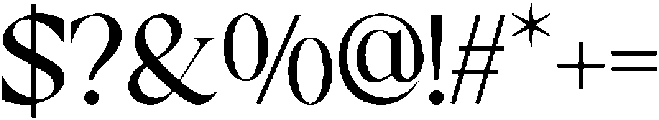 RCL Prime Serif Demo Regular ttf (400) Font OTHER CHARS