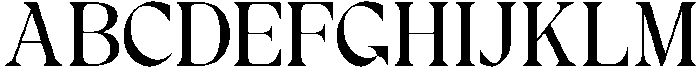 RCL Prime Serif Demo Regular ttf (400) Font UPPERCASE