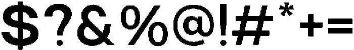 RCL Sentino Bold otf (700) Font OTHER CHARS