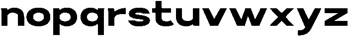 RCL Sentino Expanded Black otf (900) Font LOWERCASE