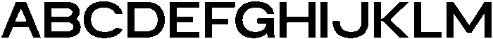 RCL Sentino Expanded Bold otf (700) Font UPPERCASE