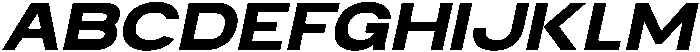 RCL Sentino Expanded Italic Black otf (900) Font UPPERCASE