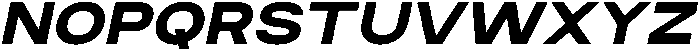 RCL Sentino Expanded Italic Black otf (900) Font UPPERCASE