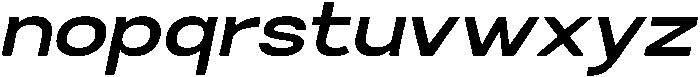 RCL Sentino Expanded Italic Bold otf (700) Font LOWERCASE