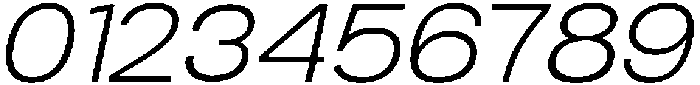 RCL Sentino Expanded Italic Light otf (300) Font OTHER CHARS