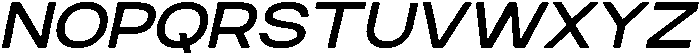 RCL Sentino Expanded Italic Semi Bold otf (600) Font UPPERCASE