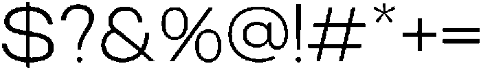 RCL Sentino Expanded Light otf (300) Font OTHER CHARS