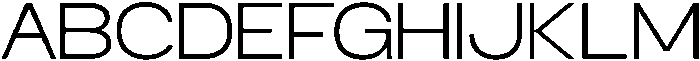 RCL Sentino Expanded Light otf (300) Font UPPERCASE
