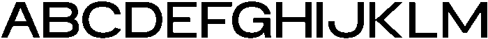 RCL Sentino Expanded Semi Bold otf (600) Font UPPERCASE