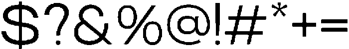 RCL Sentino Expanded otf (400) Font OTHER CHARS