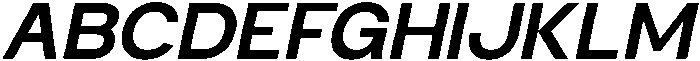 RCL Sentino Italic Bold otf (700) Font UPPERCASE