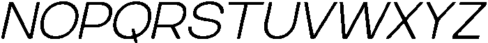 RCL Sentino Italic Light otf (300) Font UPPERCASE