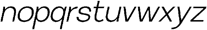 RCL Sentino Italic Light otf (300) Font LOWERCASE