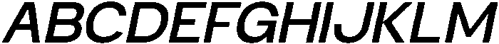 RCL Sentino Italic Semi Bold otf (600) Font UPPERCASE