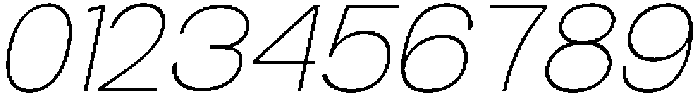 RCL Sentino Italic Thin otf (100) Font OTHER CHARS
