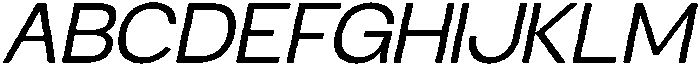 RCL Sentino Italic otf (400) Font UPPERCASE