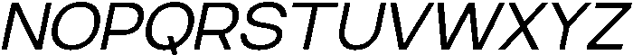 RCL Sentino Italic otf (400) Font UPPERCASE