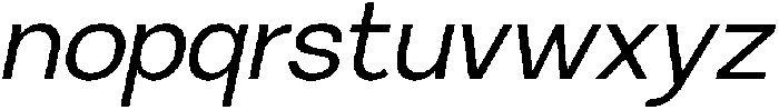 RCL Sentino Italic otf (400) Font LOWERCASE