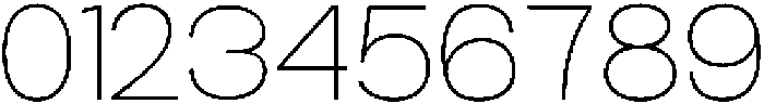RCL Sentino Thin otf (100) Font OTHER CHARS