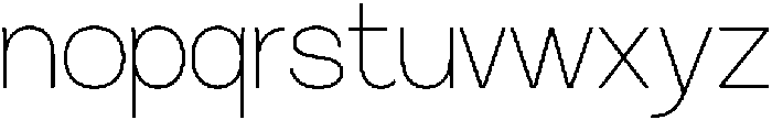RCL Sentino Thin otf (100) Font LOWERCASE