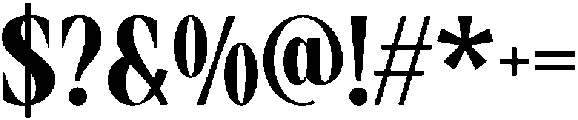 RCL Slicer Black otf (900) Font OTHER CHARS