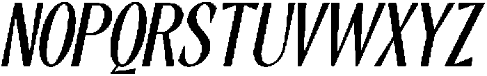 RCL Slicer Italic otf (400) Font UPPERCASE