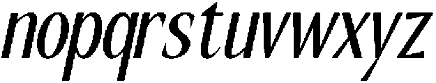RCL Slicer Italic otf (400) Font LOWERCASE