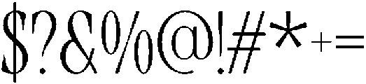 RCL Slicer Thin otf (100) Font OTHER CHARS