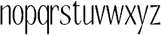 RCL Slicer Thin otf (100) Font LOWERCASE