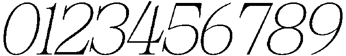 RCL Veluxa Serif Thin Italic otf (100) Font OTHER CHARS