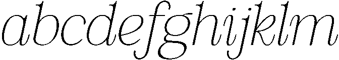 RCL Veluxa Serif Thin Italic otf (100) FONT