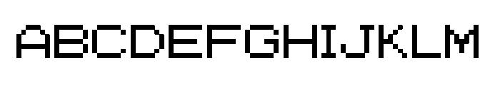 RCR Font UPPERCASE